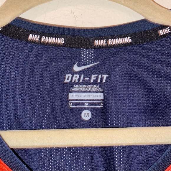 Women’s Nike orange and blue dri-fit running top - Picture 6 of 6